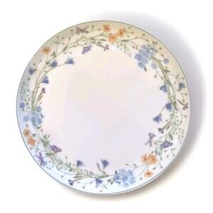 Mikasa Quinn 11” Dinner Plate Bone China – Cottagecore Wildflower Garland Floral